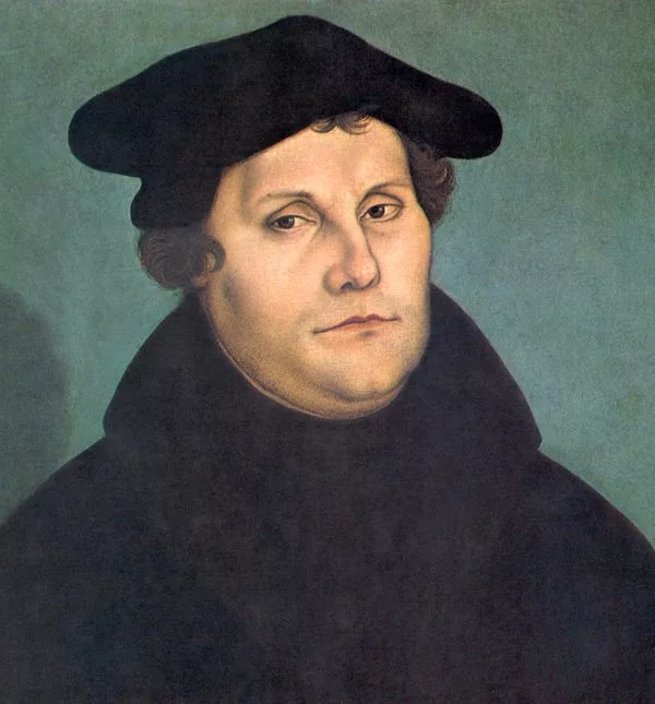 Lucas Cranach the Elder, Public domain, via Wikimedia Commons. / https://upload.wikimedia.org/wikipedia/commons/b/b7/Martin_Luther_by_Cranach-restoration.jpg