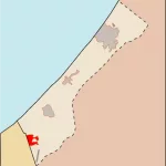 derivative work: Geraki TLGGaza_Strip_map_el.svg: *derivative work: Geraki TLGGaza_Strip_map_blank.svg: MesserWoland (modified by Masur), CC BY 3.0 , via Wikimedia Commons