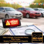 – THE EXTRA MILE: Fake Listings, Counterfeit Parts, Title Tricks: Scams That Fool Even Experts.
