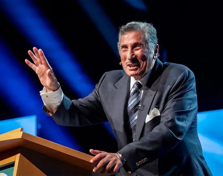 Dr. Michael Youssef in the pulpit