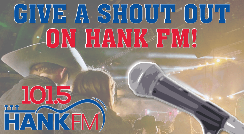 HANK FM Shout Out