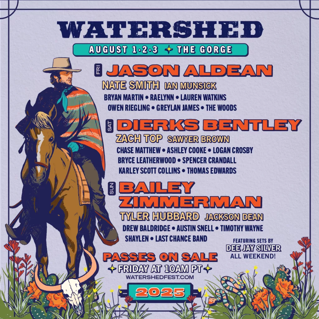 Watershed 3 day lineup