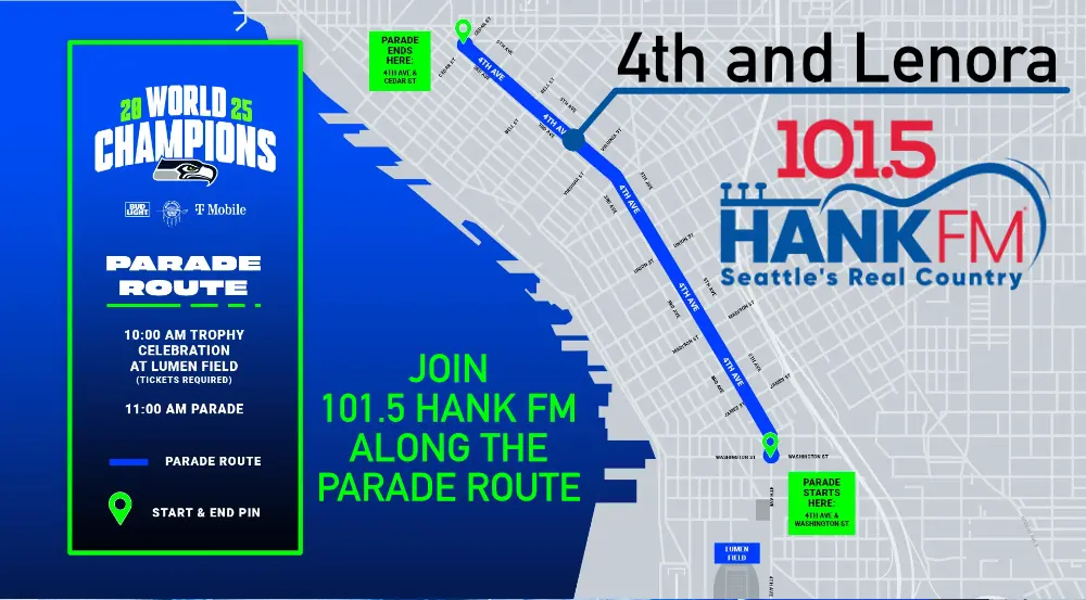 Hank Parade Route