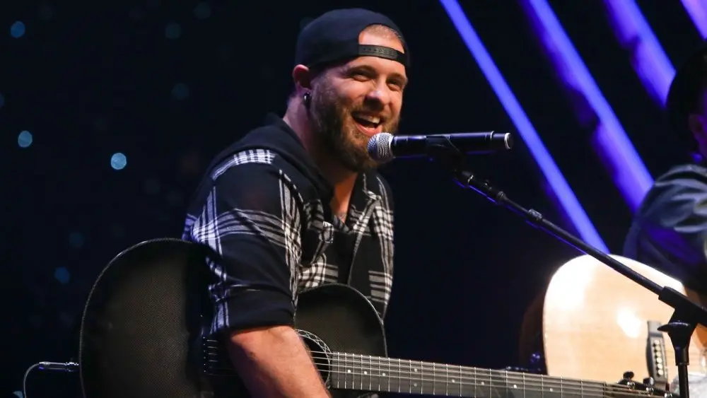 Brantley Gilbert performs at CBS Radio's Stars & Strings event at the Chicago Theatre on November 9^ 2016 in Chicago^ Illinois.