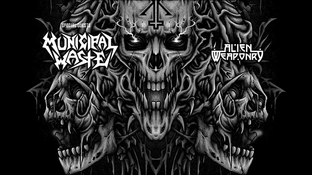 three gray skulls