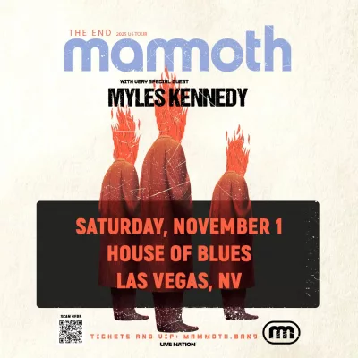 Mammoth concert poster
