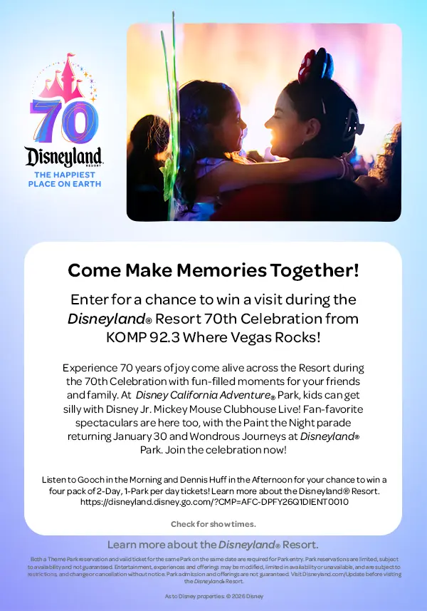 Disney contest page details