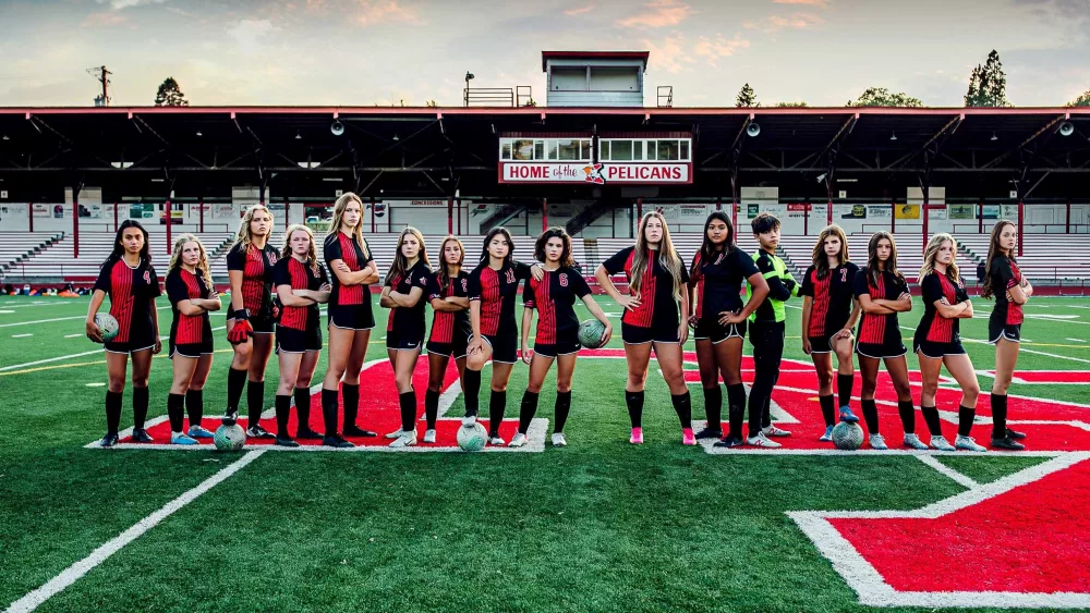 The Klamath Union girls soccer team