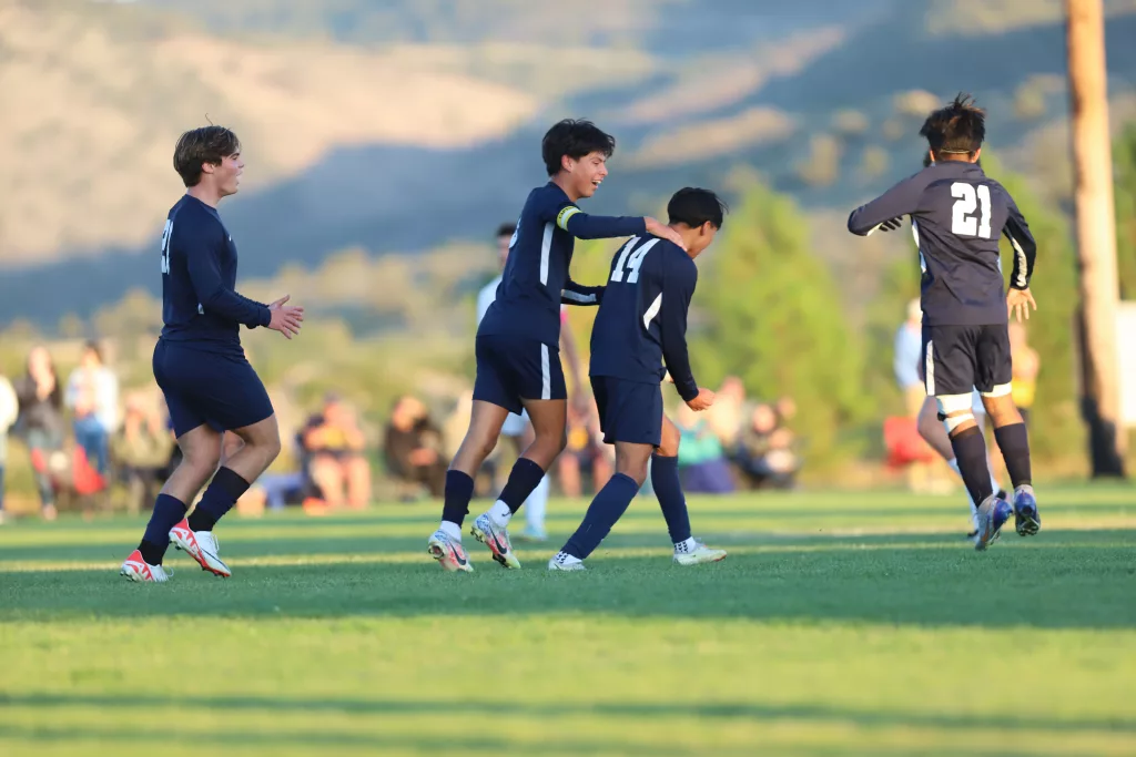 A photo from a Henley boys soccer game