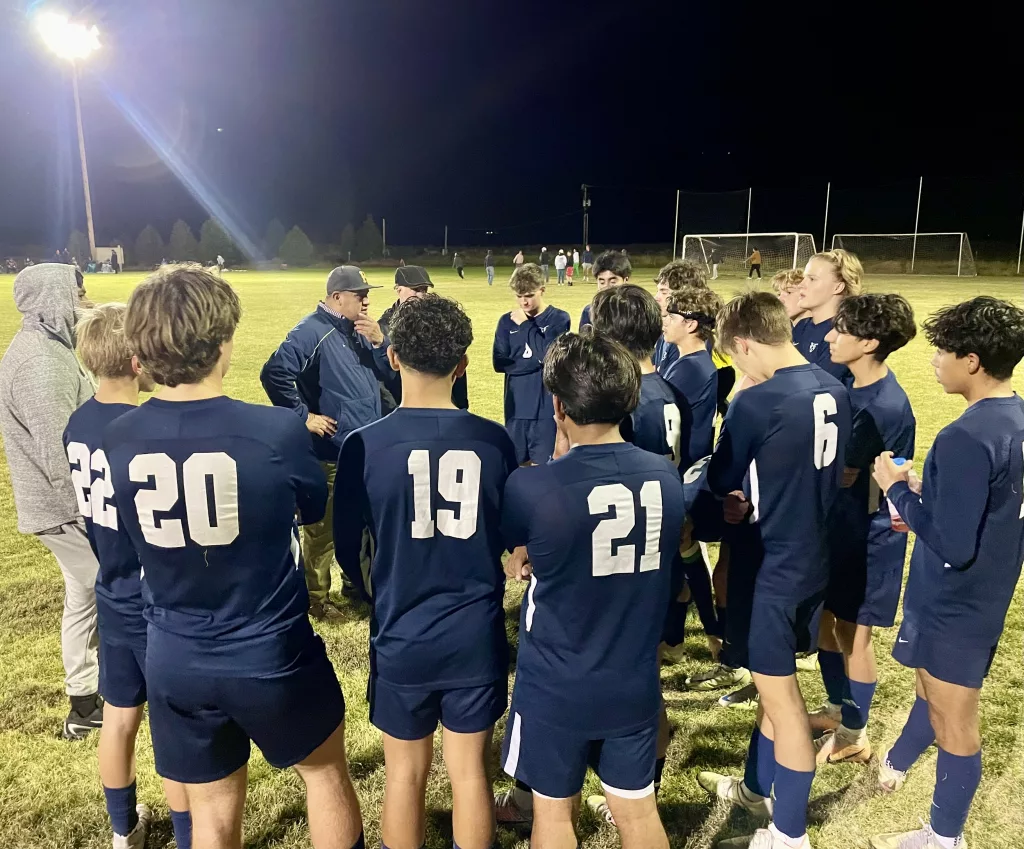 A photo from the Henley-Hidden Valley boys soccer game