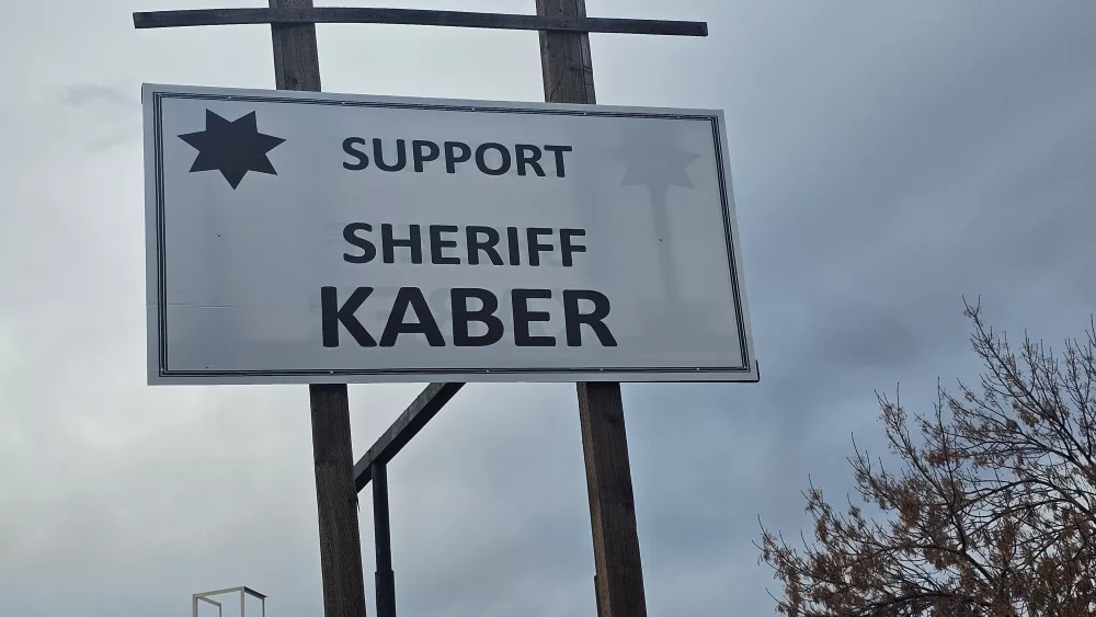 Sheriff Kaber Sign