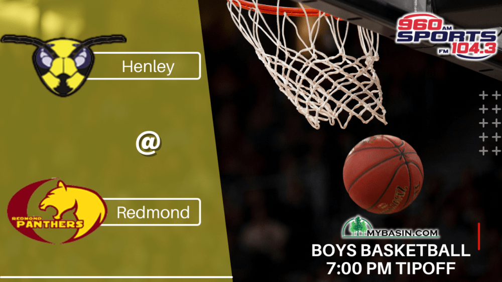 Henley boys basketball at Redmond