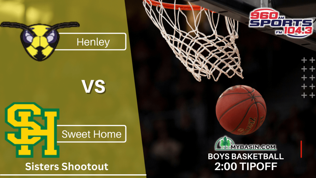 Henley boys basketball vs Sweet Home
