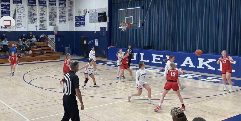 Bonanza girls basketball against Tulelake
