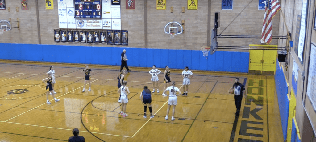 Henley girls basketball vs Lakeview