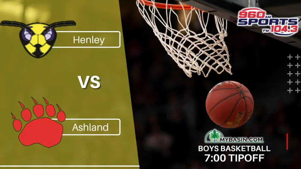 Henley boys basketball vs Ashland
