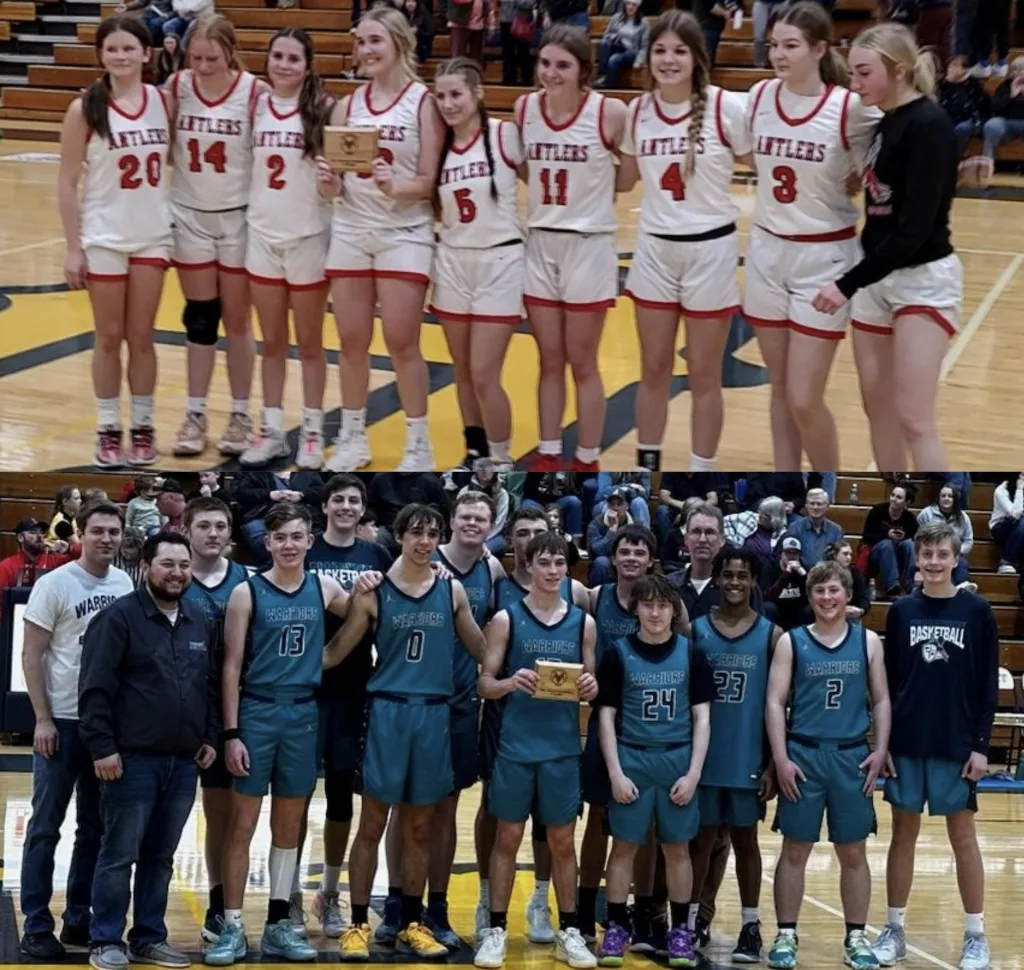 The Bonanza girls and Crosspoint Christian boys