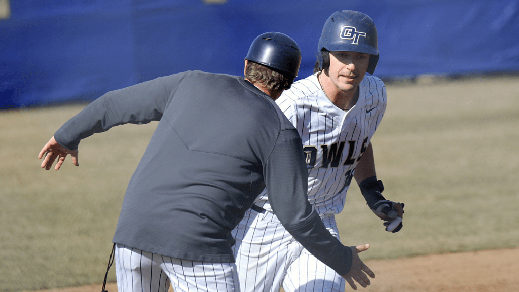 A photo from Oregon Tech baseball vs Western Oregon