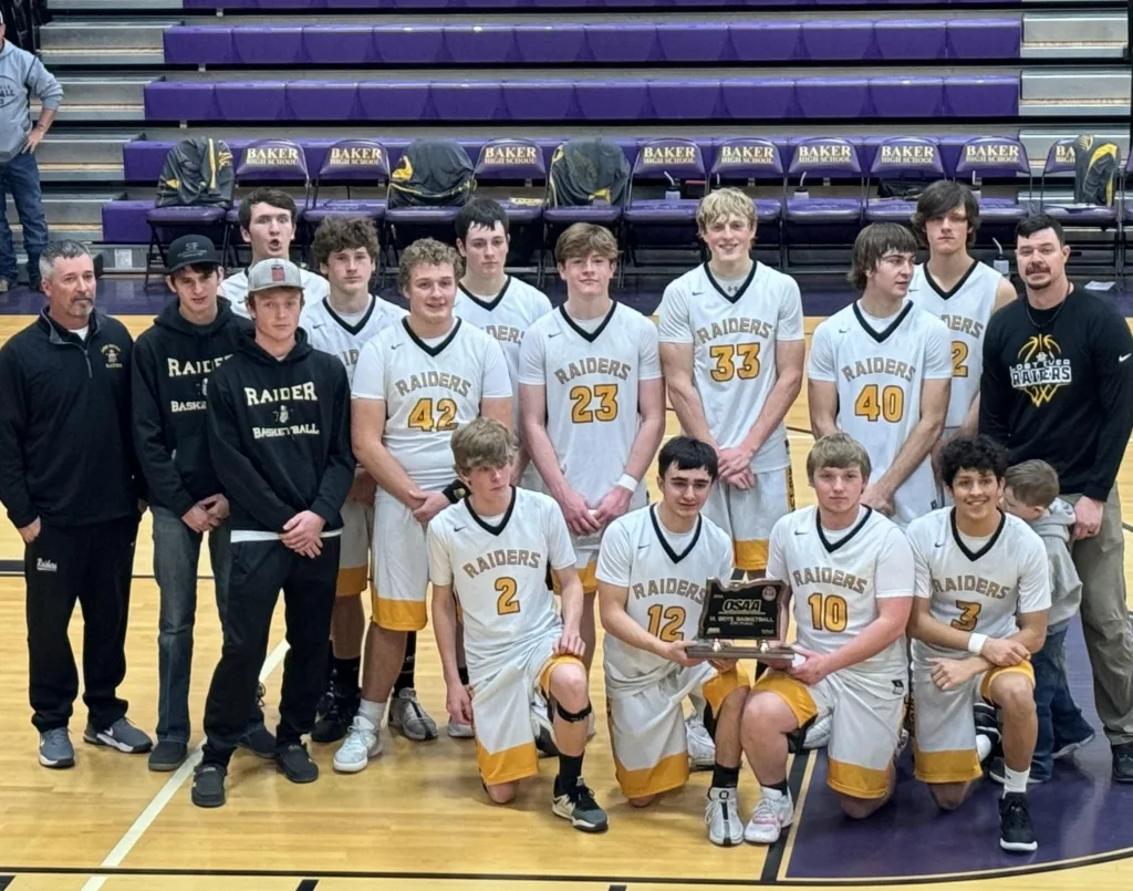 The Lost River boys basketball team