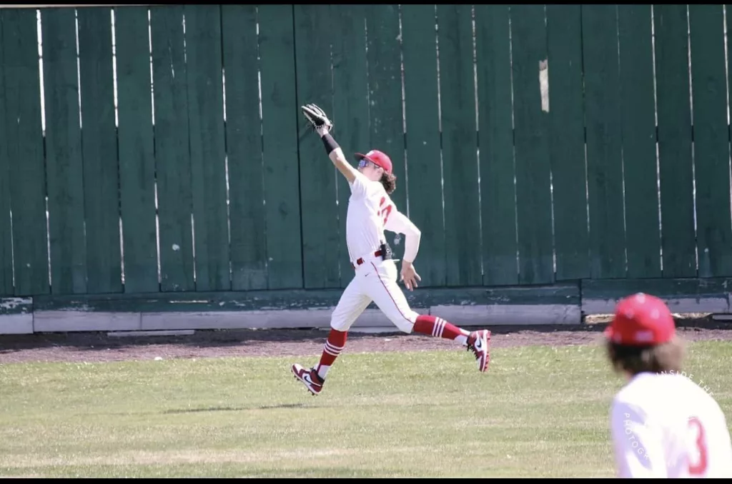 KU baseball player