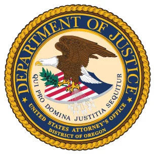 The logo for the Oregon US Attorney's office