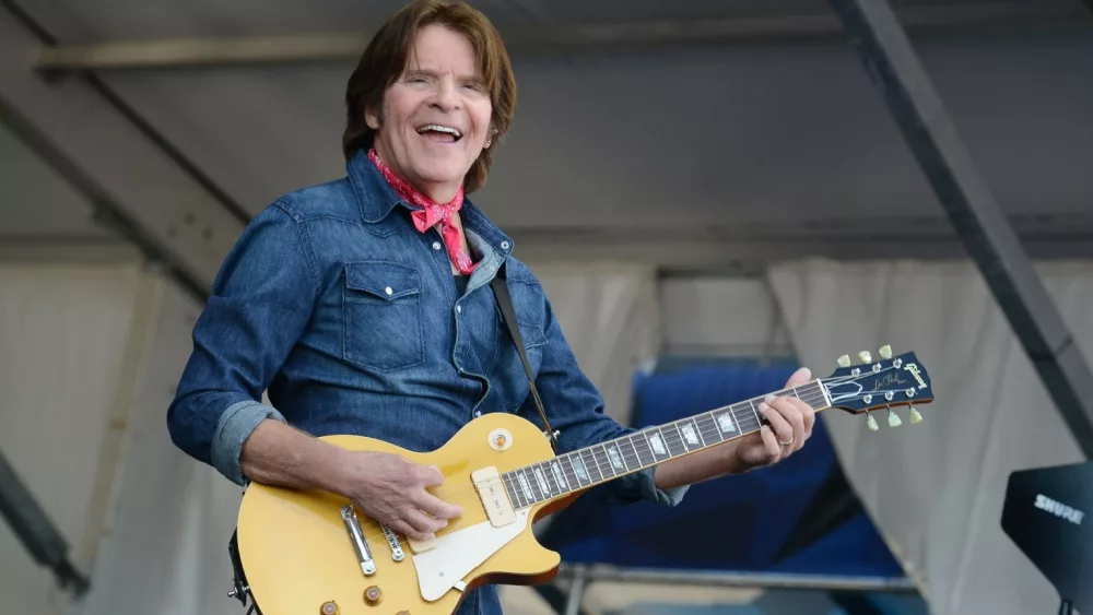 Creedence Clearwater Revival lead singer John Fogerty performs at the 2014 New Orleans Jazz and Heritage Festival. New Orleans^ LA - May 4^ 2014