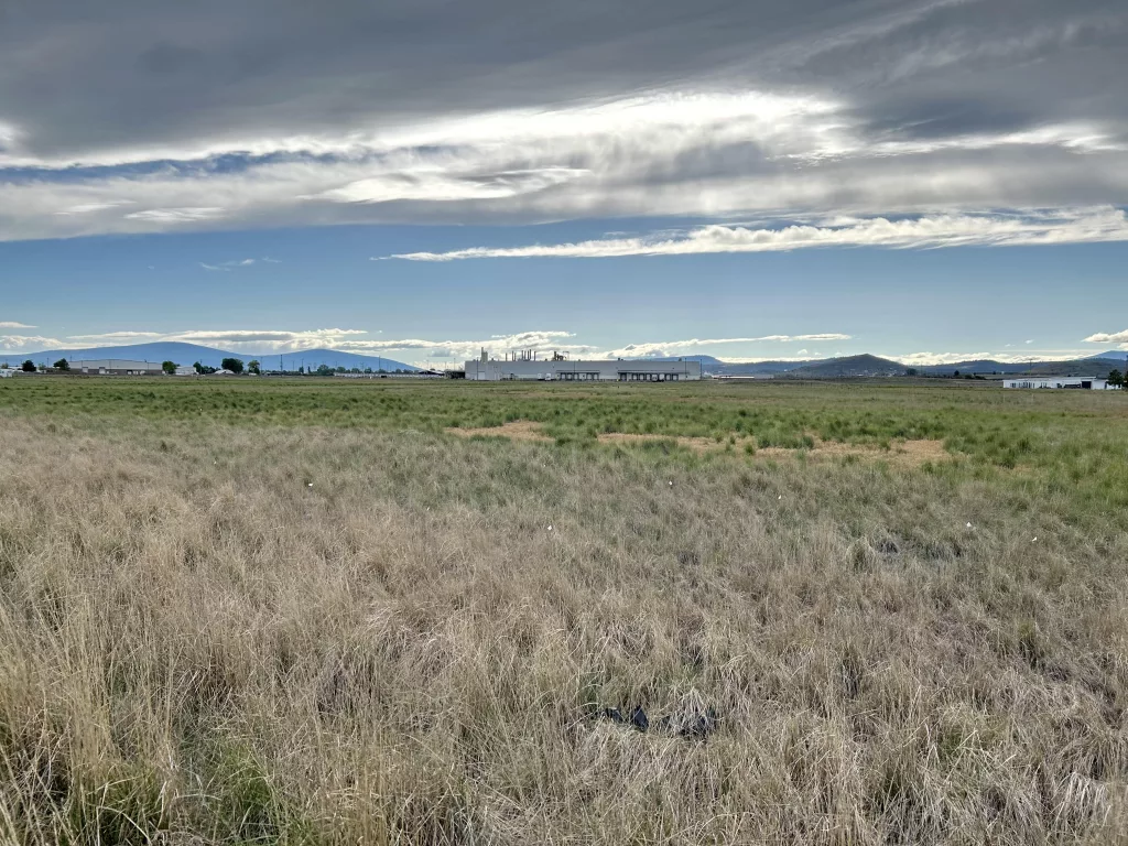 A photo of the land Amazon purchased