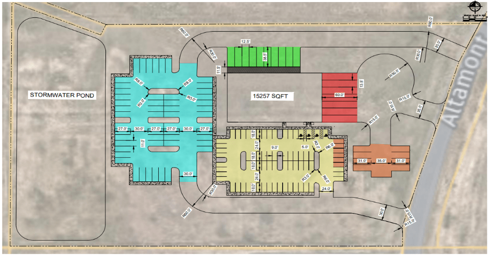 Plans for the new Amazon facility