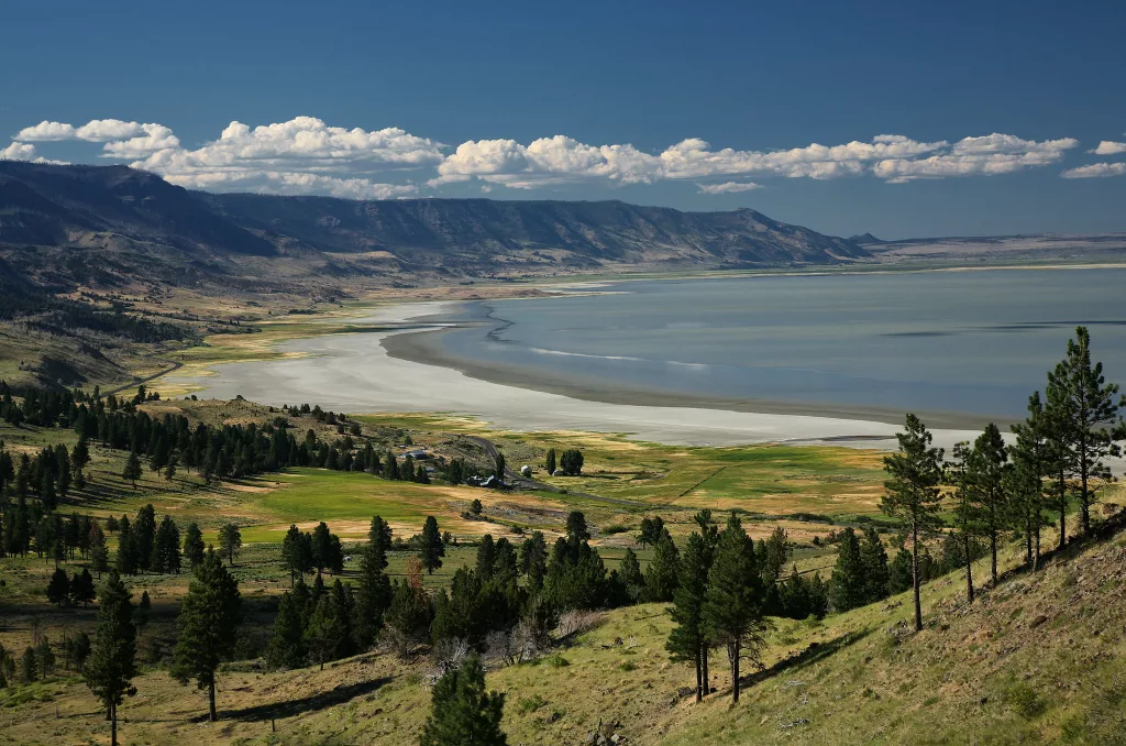 View of Winter Rim and Summer Lake on the Fremont-Winema National Forest