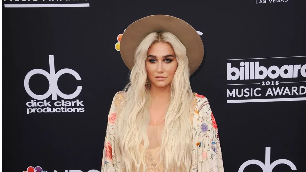Kesha at the 2018 Billboard Music Awards held at the MGM Grand Garden Arena in Las Vegas^ USA on May 20^ 2018.