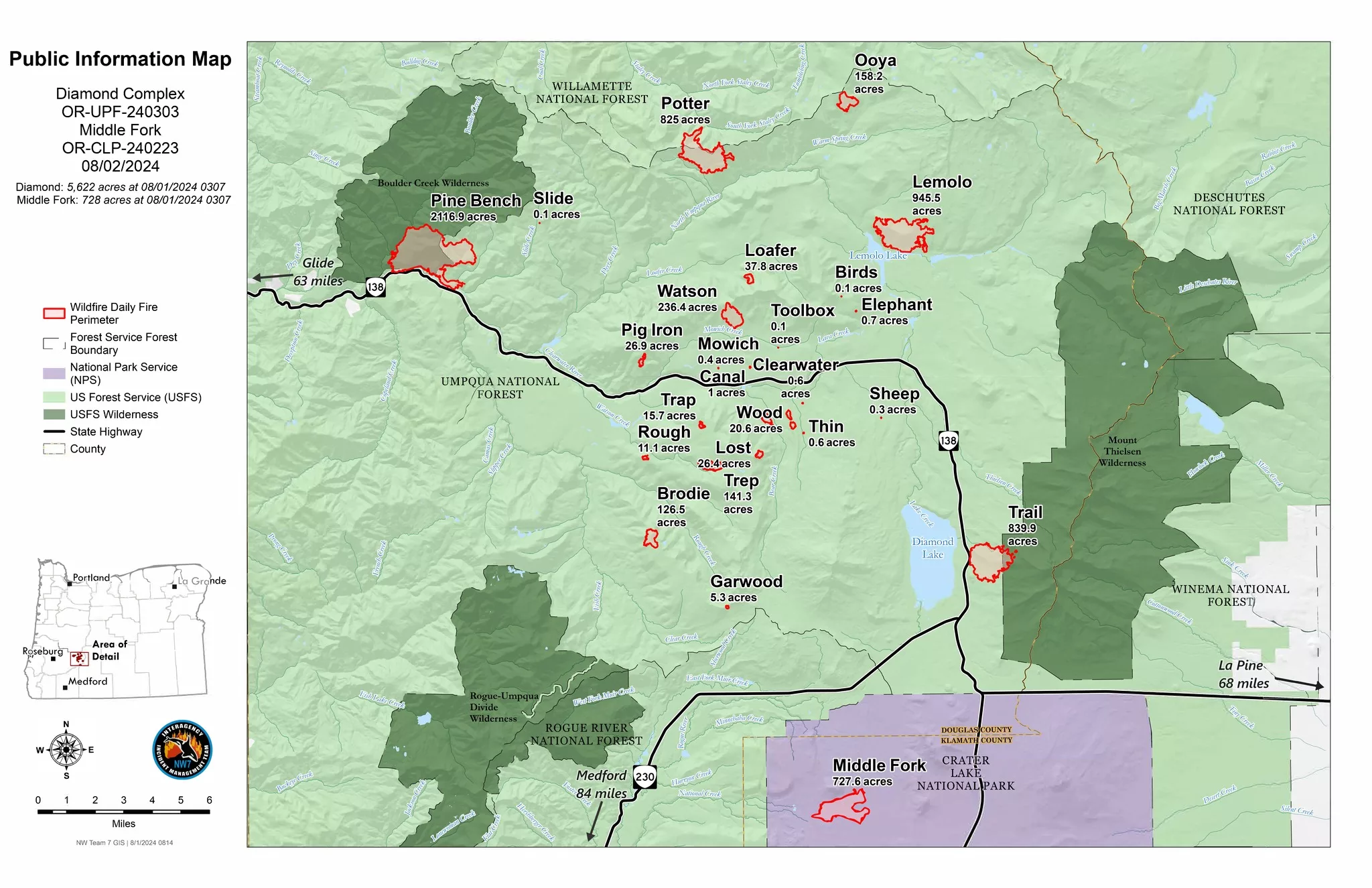A map of the Diamond Complex