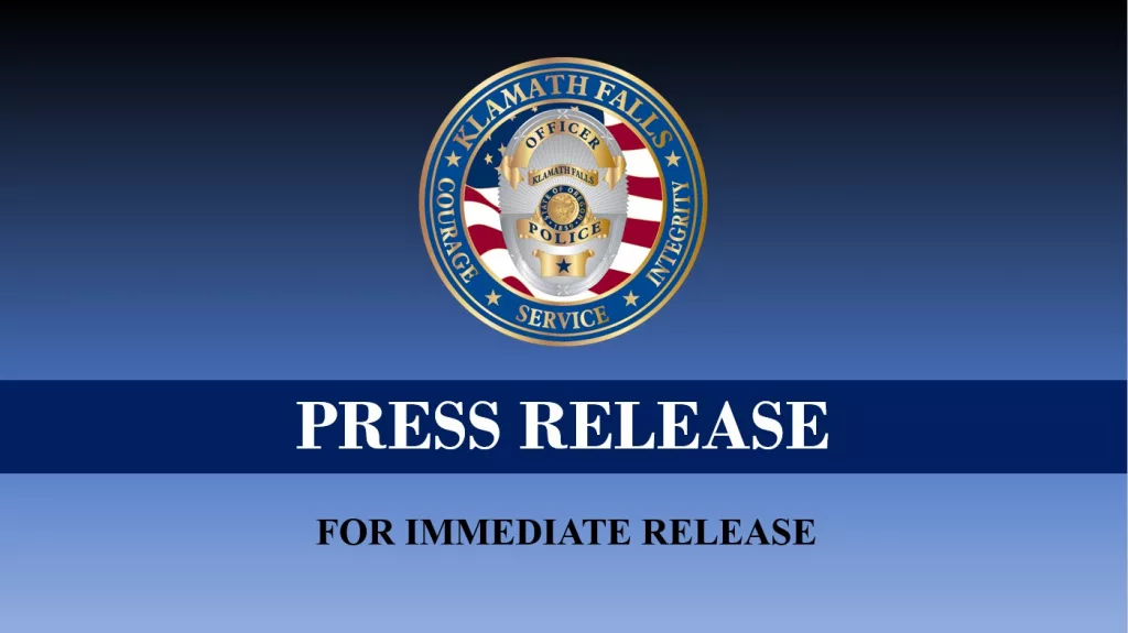 Klamath Falls Police Department Press Release