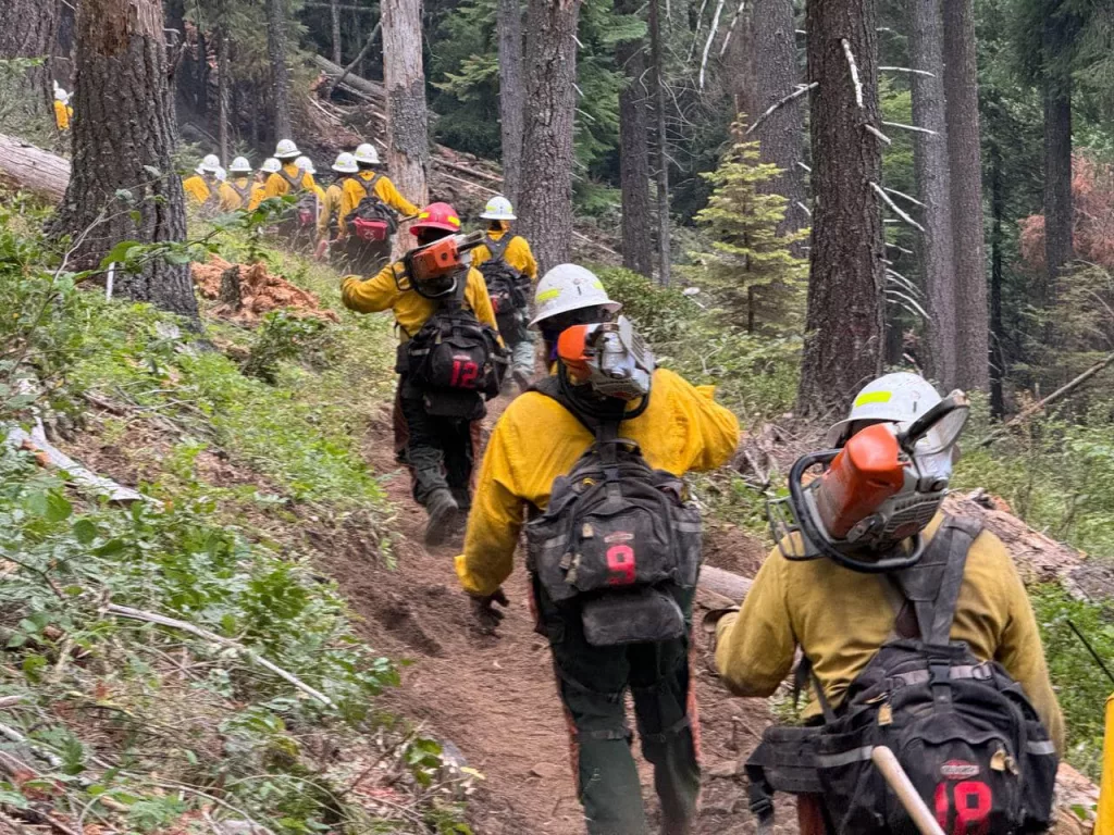 Firefighters on the Diamond Complex