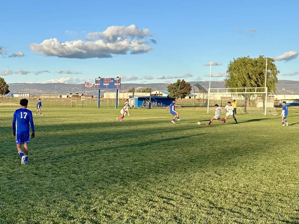 Tulelake vs Butte Valley soccer game