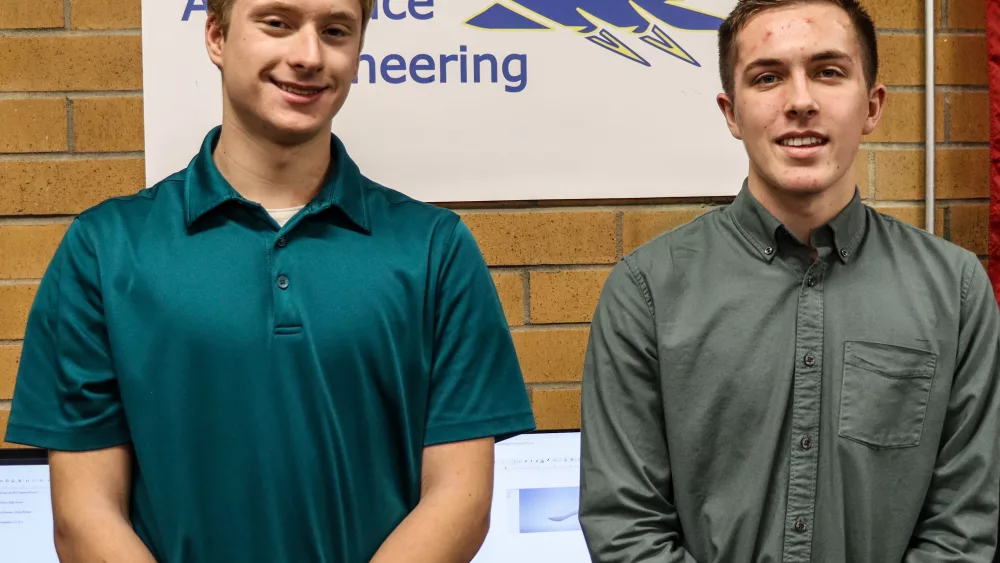 Henley High School seniors Cameron Ransom and Colton Putnam are finalists in the Samsung Solve for Tomorrow Education Contest