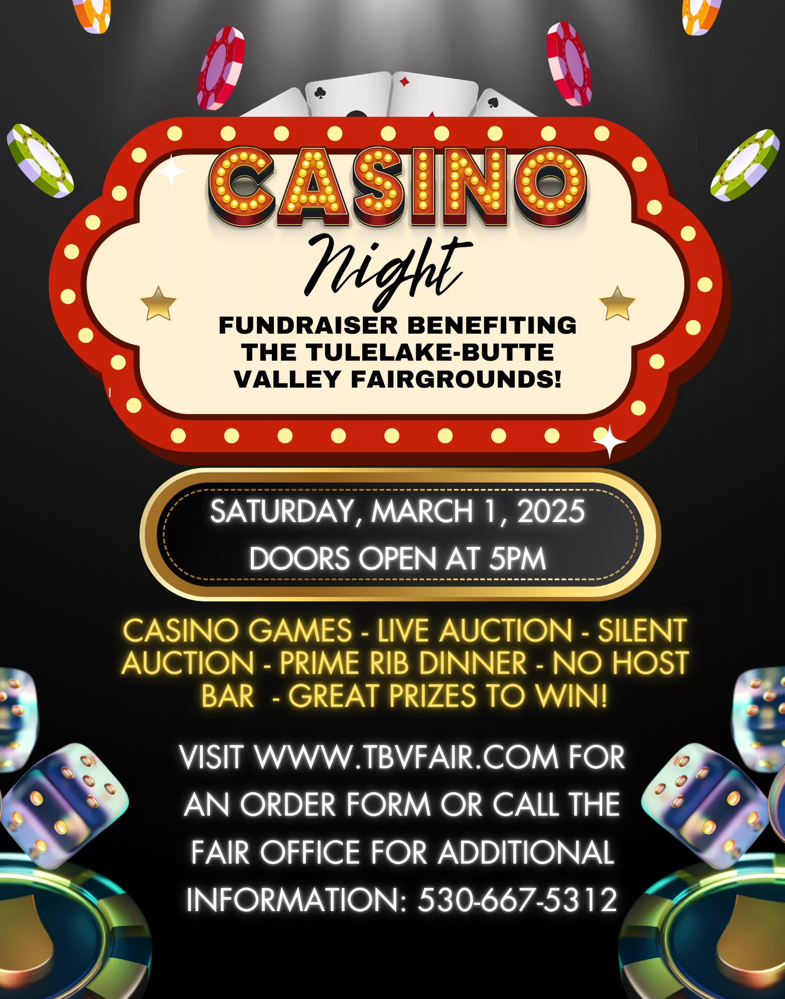 Tulelake Butte Valley Fair Casino Night '25