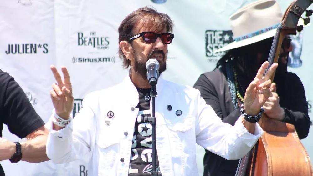 Ringo Starr celebrates his 84th birthday^ at his annual Peace and Love Campaign. Beverly Hills^ California United States - July 7 2024