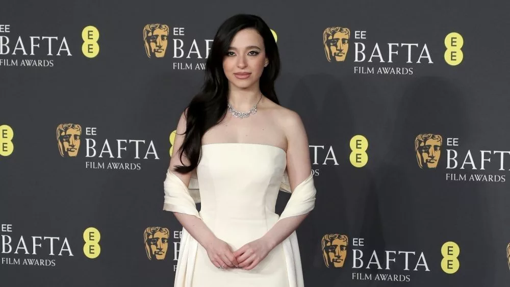 Mikey Madison attends the 2025 BAFTA Film Awards at The Royal Festival Hall in London^ England. London^ United Kingdom - February 16^ 2025