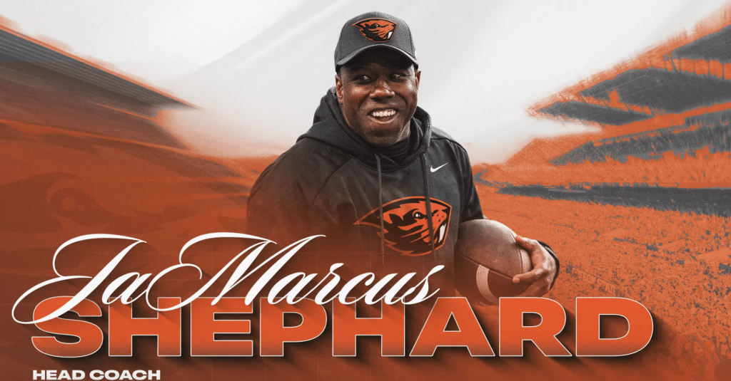 JaMarcus Shephard Named Oregon State Head Football Coach