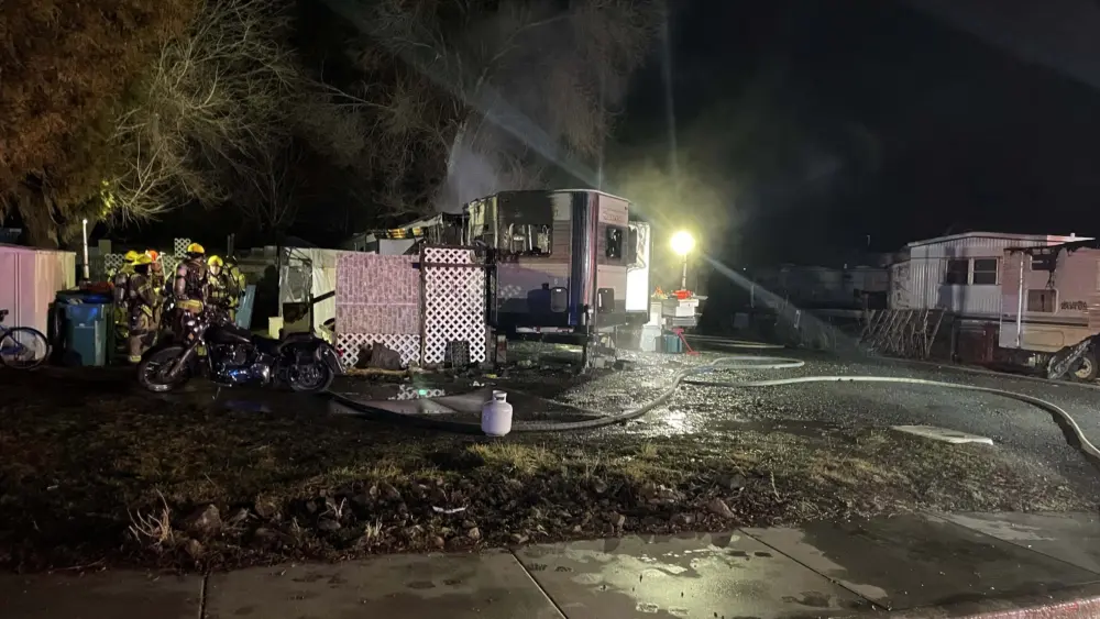 Mobile Home Fire