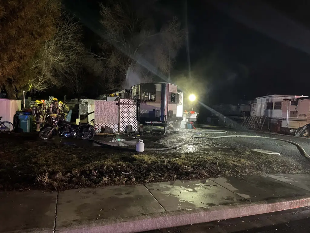Mobile Home Fire