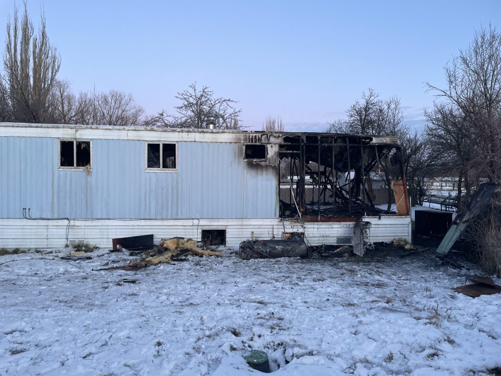 UNOCCUPIED STRUCTURE FIRE – 4600 BLOCK OF BISBEE STREET KLAMATH FALLS, OREGON