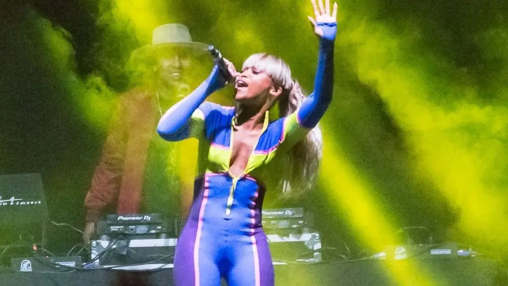 Rapper Eve performs at 'Queens of Hip Hop' concert at Phillips Areana. Atlanta^ GA -MARCH 17^ 2018