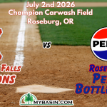 WATCH LIVE: Klamath Falls Falcons vs Roseburg Pepsi Bottlecaps