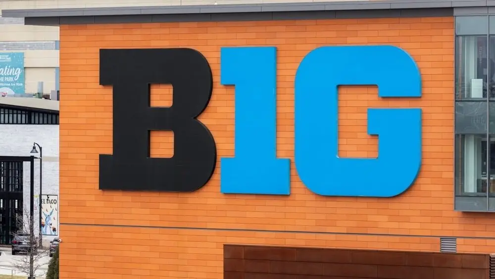 The Big 10 Conference Center is located in the Parkway Bank Park Entertainment District in Rosemont offering conference rooms and ability to broadcast games. Rosemont^ IL^ USA - March 18^ 2025