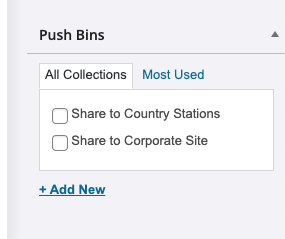 push bins