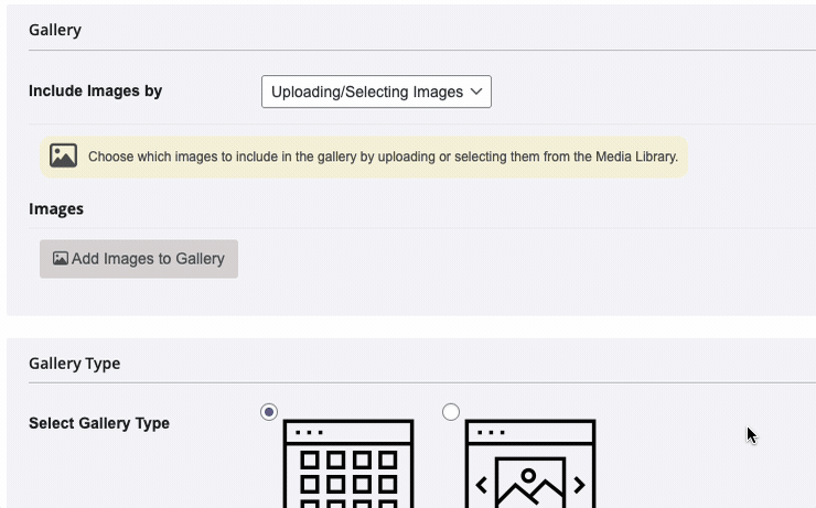 gallery tags