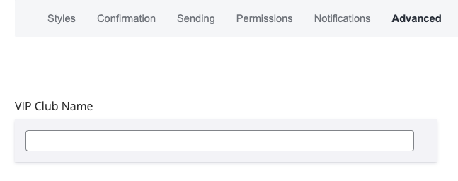 advanced tab