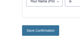 save confirmation button