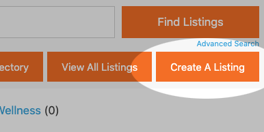 create a listing button